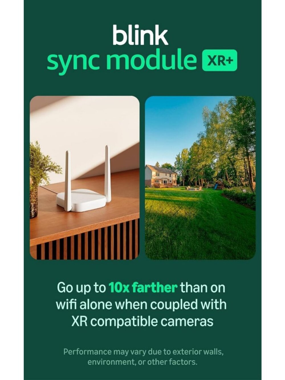 Newest Sync Module XR+ Hub for Blink Devices - Extended Range Outdoor Security